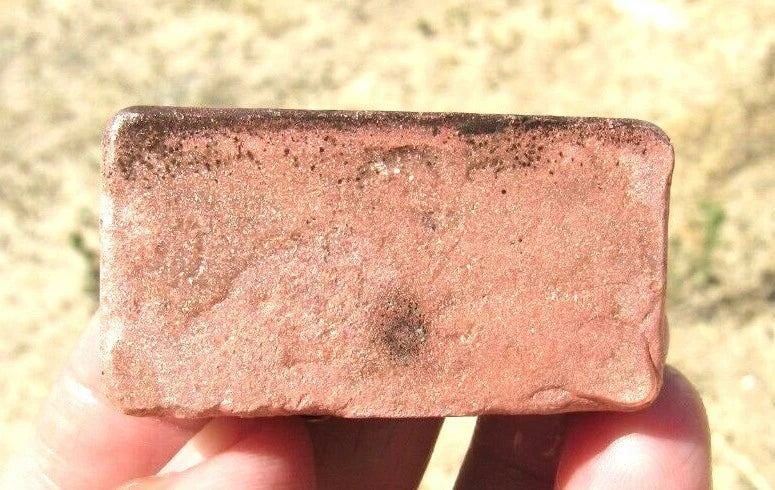 1.04 LB COPPER RETANGULE SOLID BLOCK BAR - 5 pieces (PURE) (R-7)