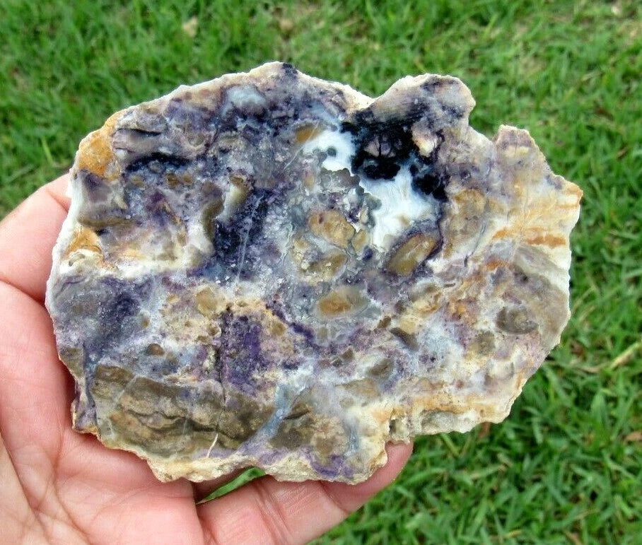 86 GM TIFFANY STONE Slab, BERTRANDITE, OPALIZED FLUORITE Utah (R-NB)