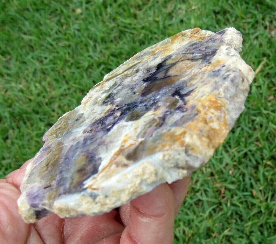 86 GM TIFFANY STONE Slab, BERTRANDITE, OPALIZED FLUORITE Utah (R-NB)