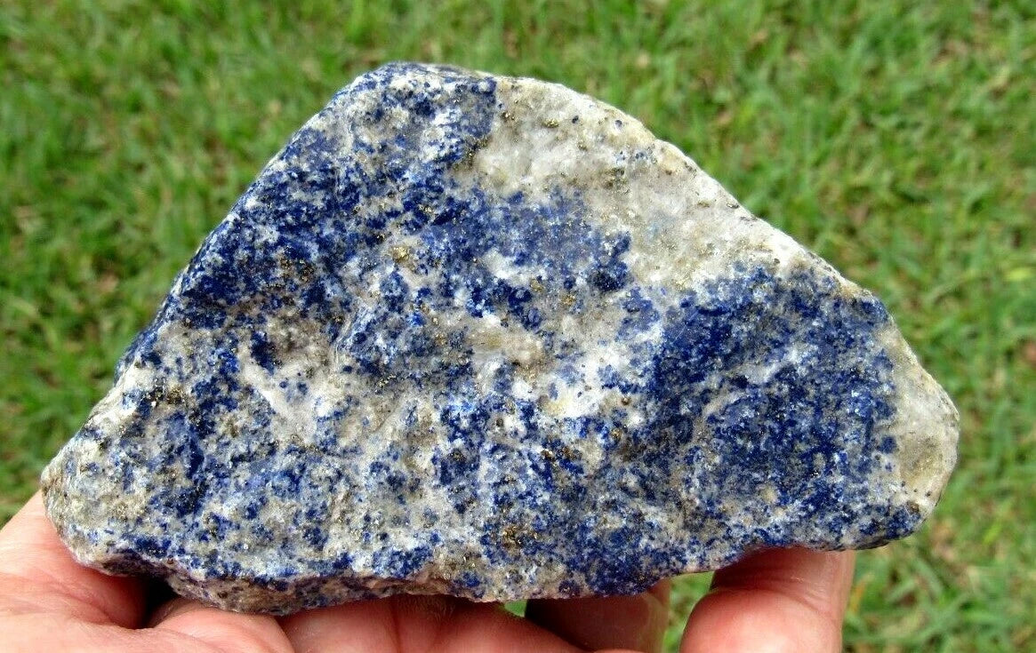 0.77 LB Lapis LazuliPyrite Gemstones Minerals Specimens Rough (R-T4)