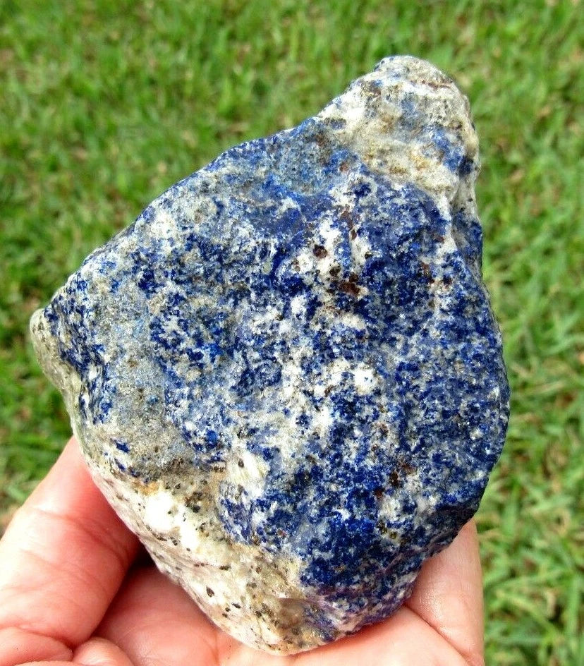 0.77 LB Lapis LazuliPyrite Gemstones Minerals Specimens Rough (R-T4)
