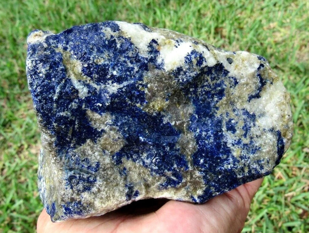 3.41 LB Afganistan Lapis Lazuli/Pyrite Rough specimen (S-QF)