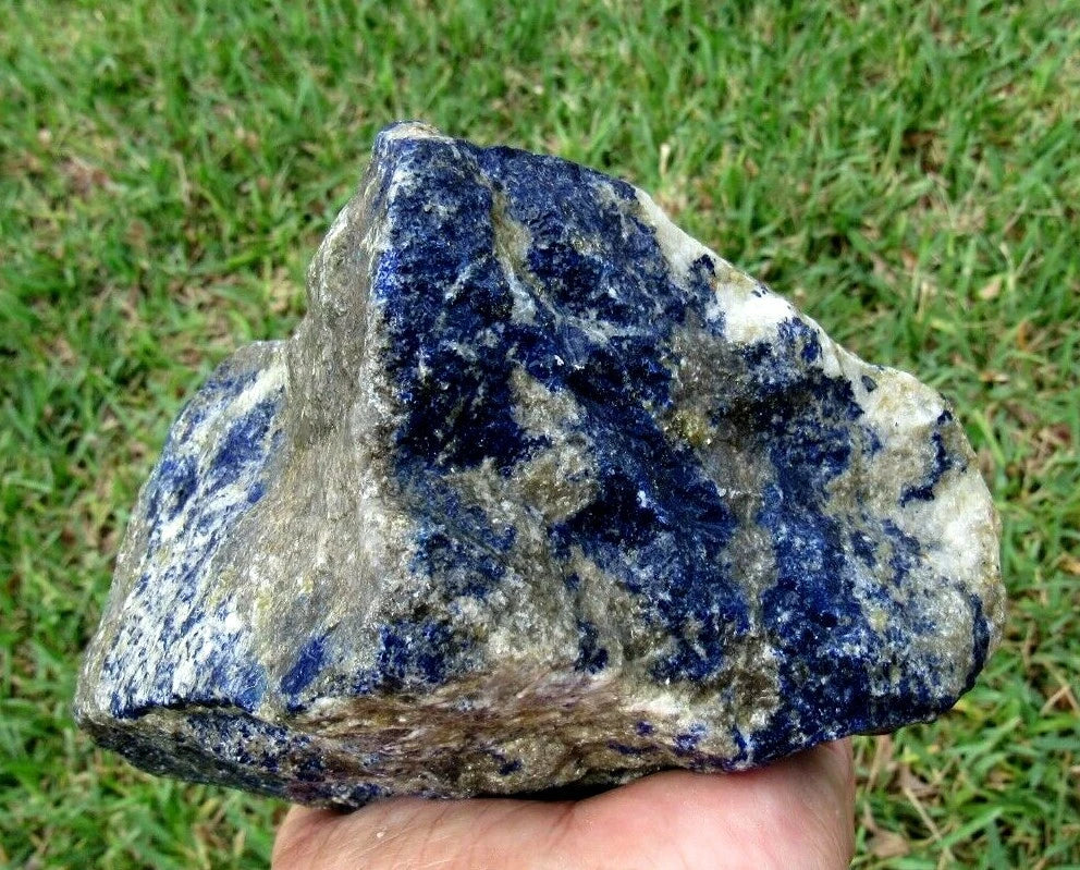 3.41 LB Afganistan Lapis Lazuli/Pyrite Rough specimen (S-QF)