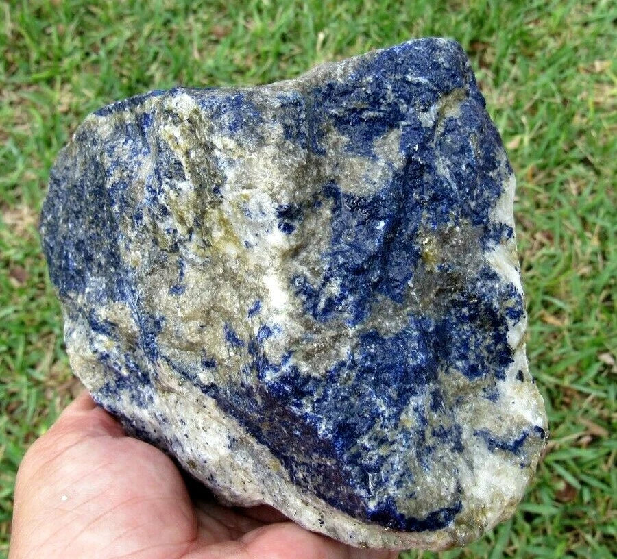 3.41 LB Afganistan Lapis Lazuli/Pyrite Rough specimen (S-QF)