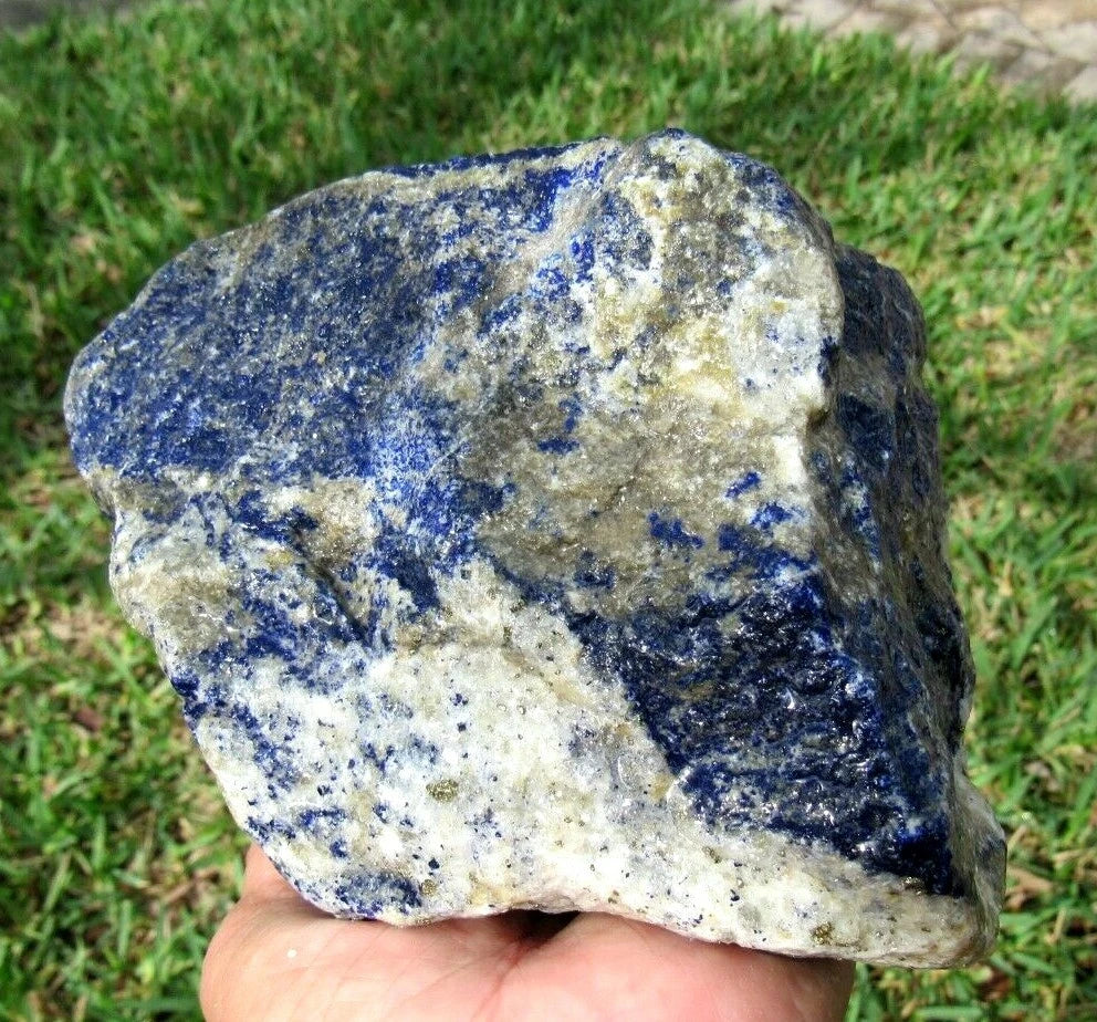 3.41 LB Afganistan Lapis Lazuli/Pyrite Rough specimen (S-QF)
