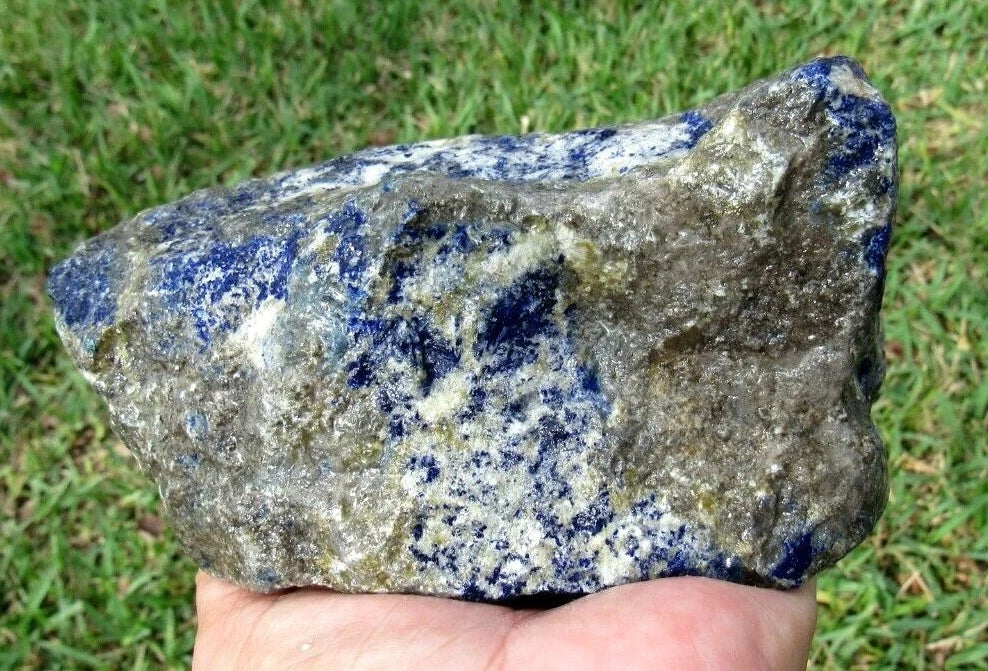 3.41 LB Afganistan Lapis Lazuli/Pyrite Rough specimen (S-QF)