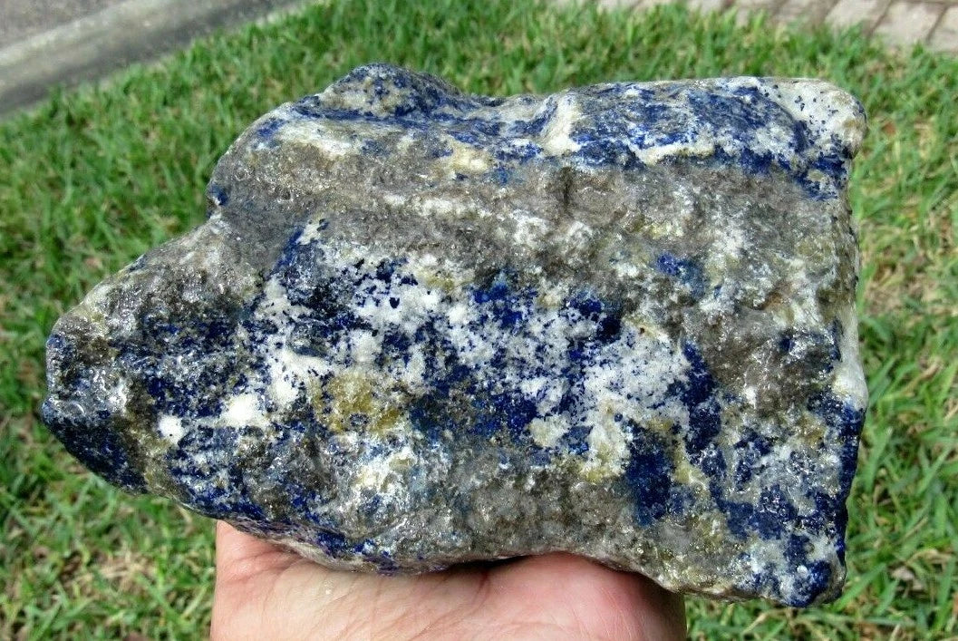 3.41 LB Afganistan Lapis Lazuli/Pyrite Rough specimen (S-QF)