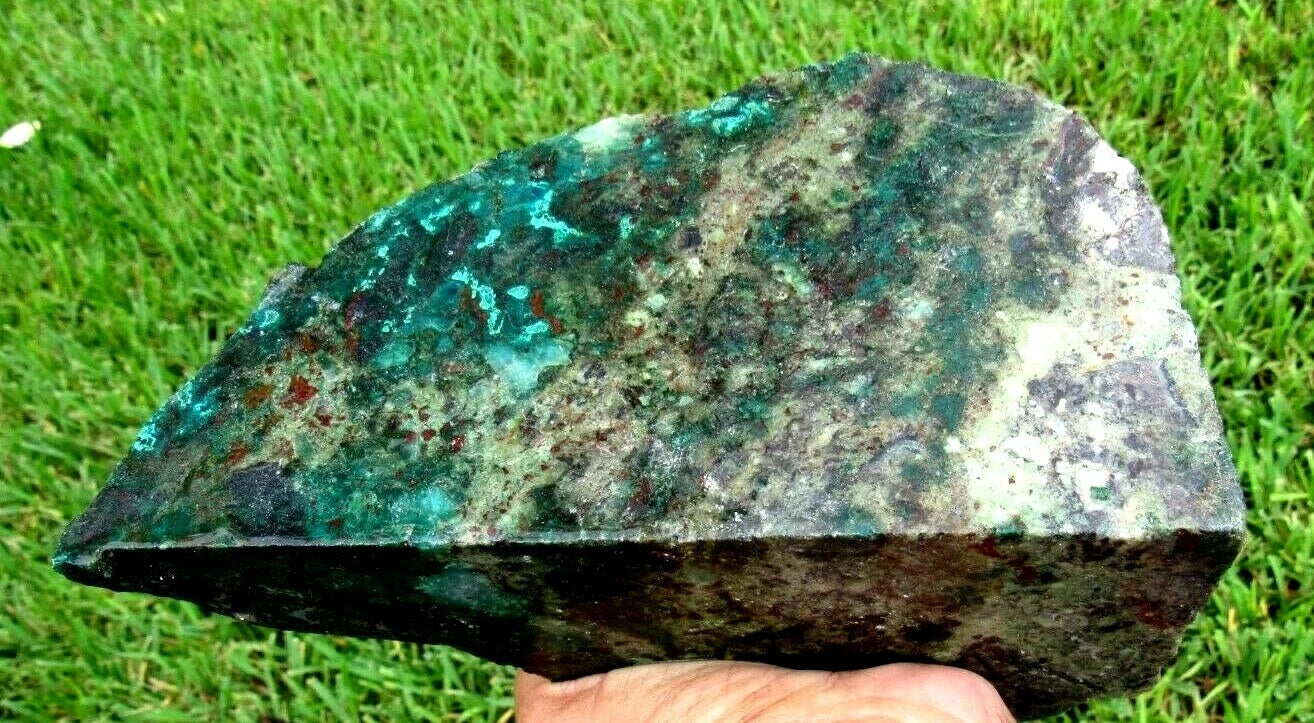 3.19 LB Peruvian Chrysocolla Lapidary stone (S-TE)