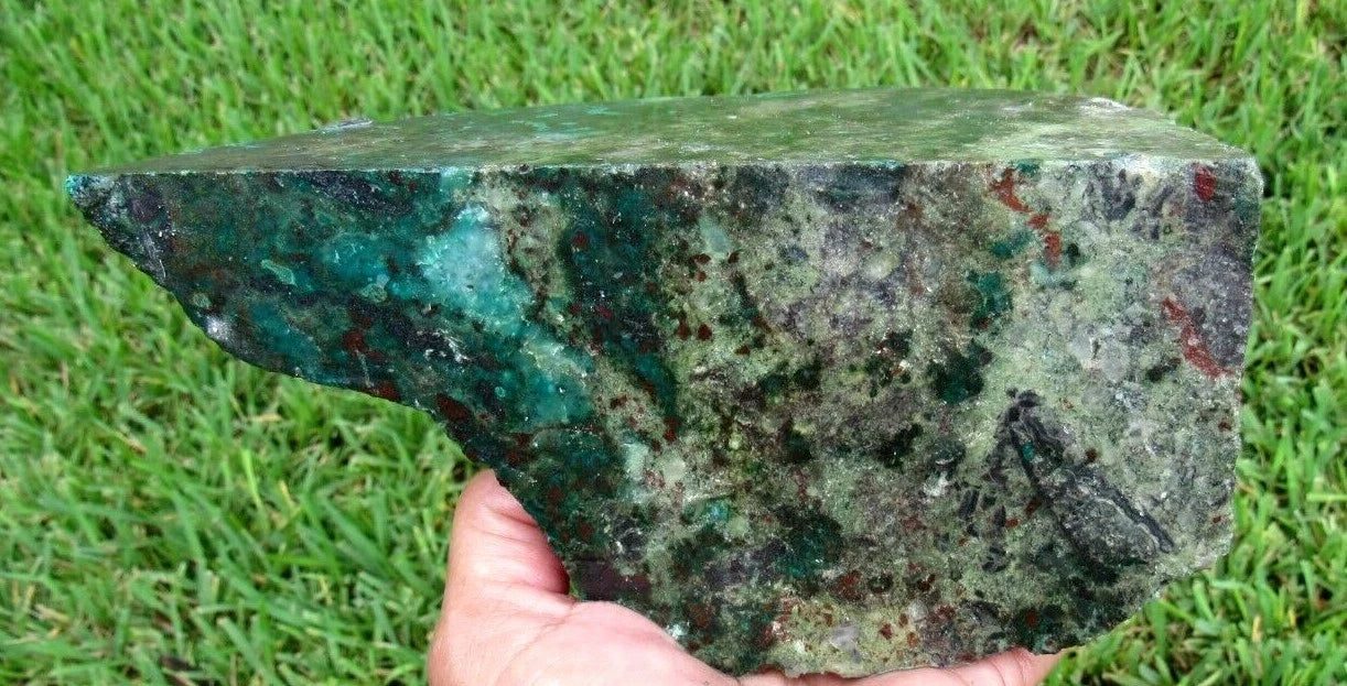3.19 LB Peruvian Chrysocolla Lapidary stone (S-TE)