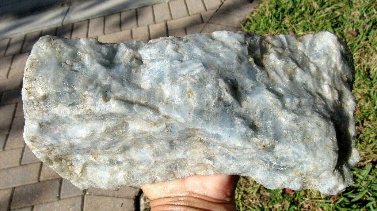 4.72  LB  Blue Calcite Rough specimen (S-GF)