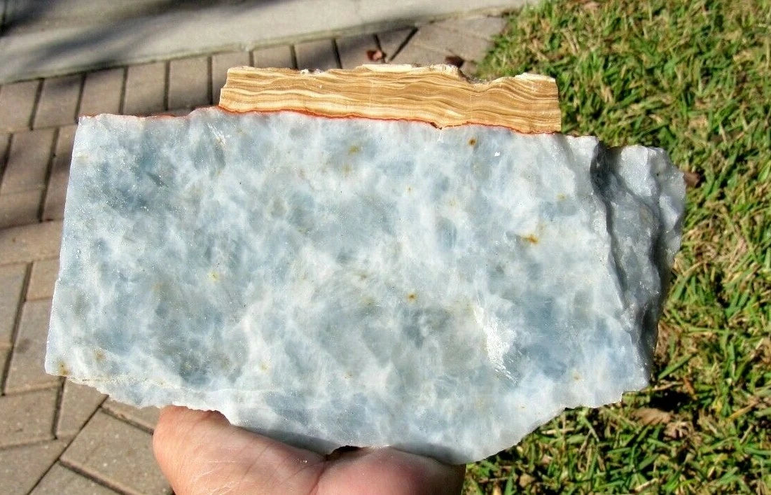 4.73  LB  Blue Calcite Rough specimen (S-AB)
