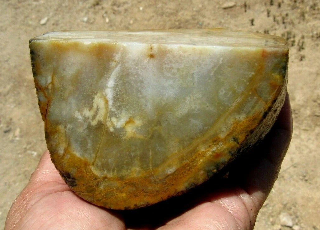 1.54 LB  Montana Agate Rough Lapidary Specimen (R-BE3)