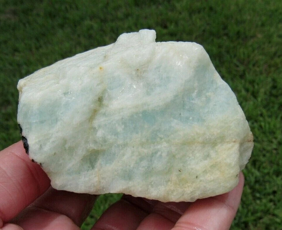 330 GM Brazilian Aquamarine Rough Stone Lapidary Specimen