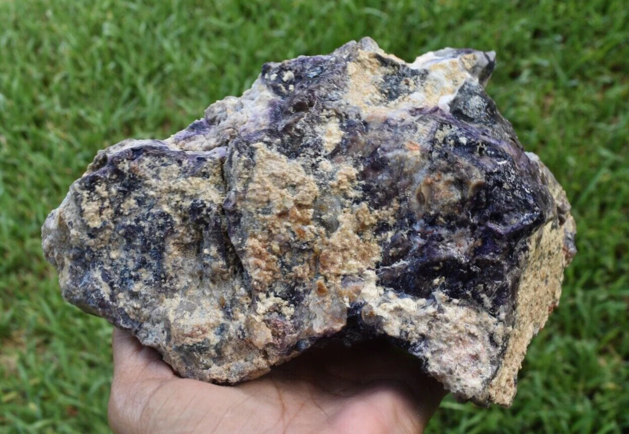3.22 LB PURPLE TIFFANY STONE ROUGH, OPALIZED FLUORITE Utah (R-PPP)