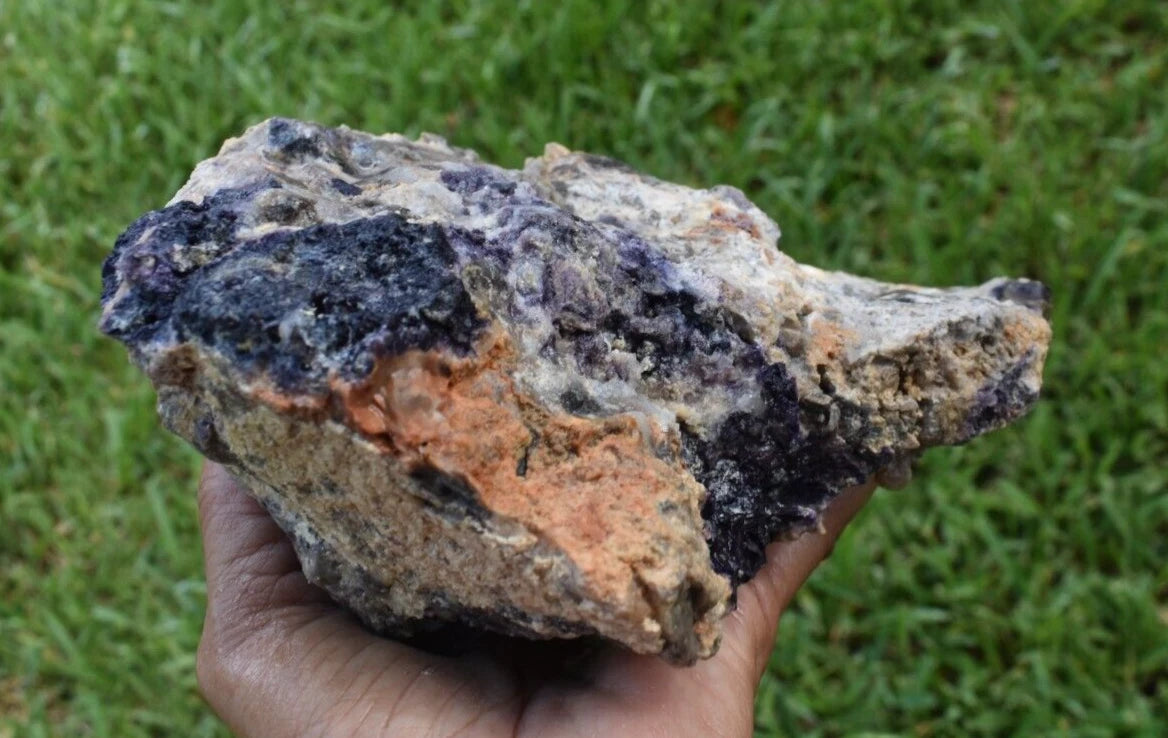 3.22 LB PURPLE TIFFANY STONE ROUGH, OPALIZED FLUORITE Utah (R-PPP)