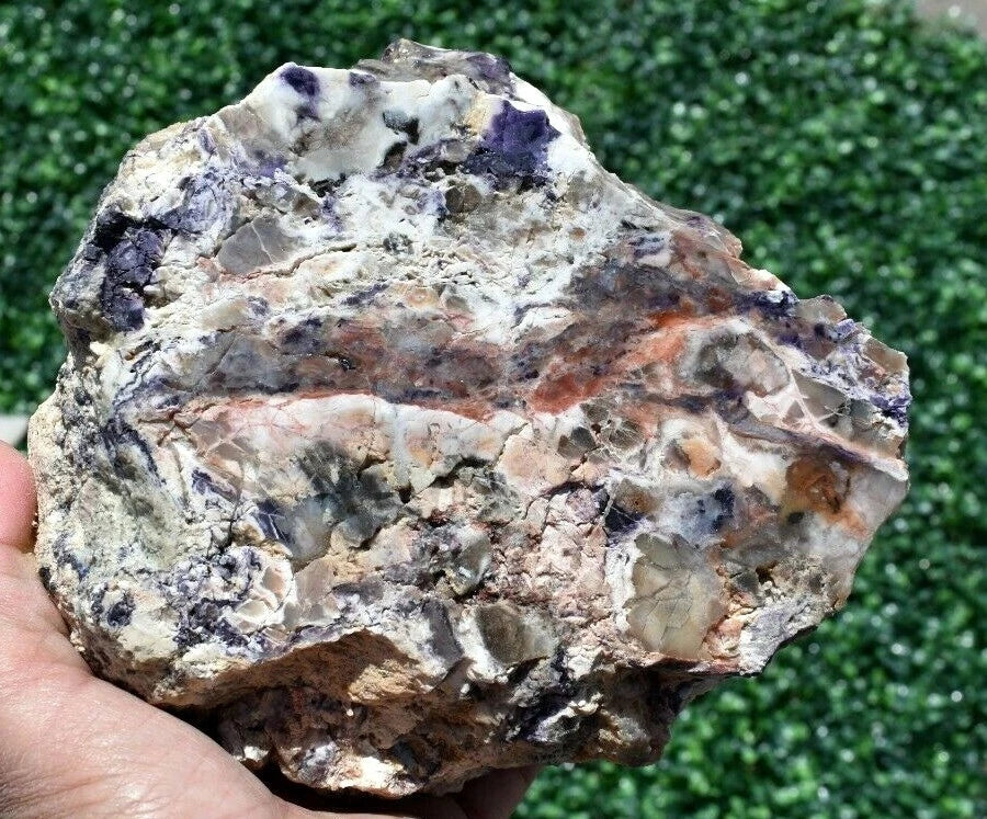 4.18 LB TIFFANY STONE ROUGH, BERTRANDITE, OPALIZED FLUORITE (R-BVC)