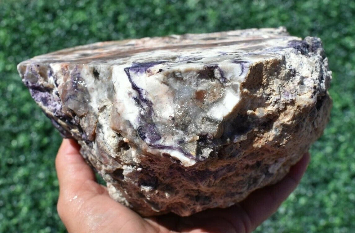 4.18 LB TIFFANY STONE ROUGH, BERTRANDITE, OPALIZED FLUORITE (R-BVC)