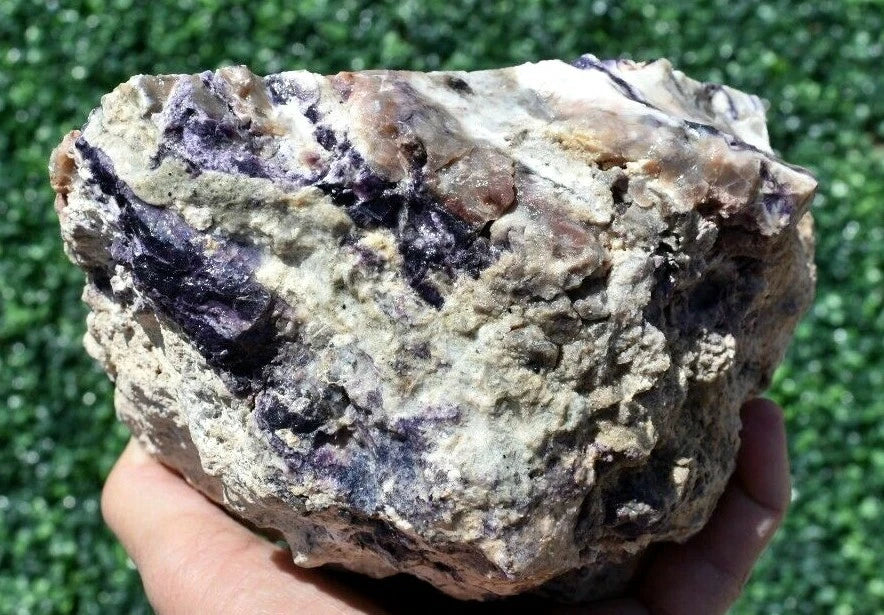 4.18 LB TIFFANY STONE ROUGH, BERTRANDITE, OPALIZED FLUORITE (R-BVC)