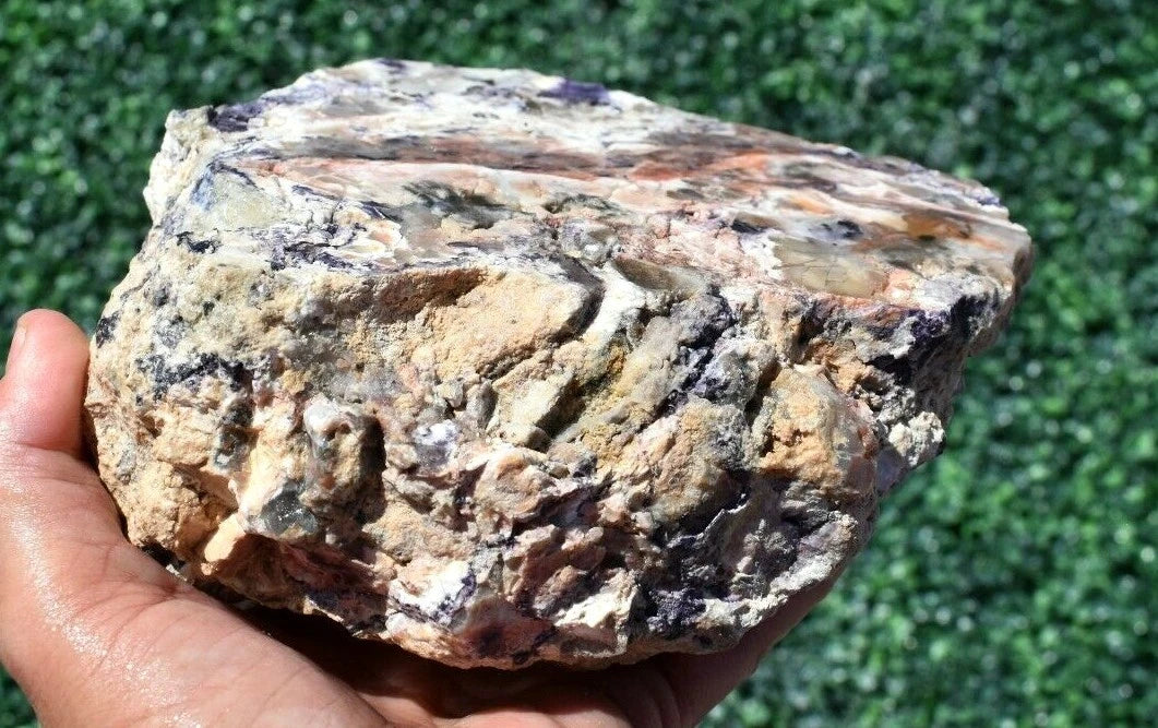 4.18 LB TIFFANY STONE ROUGH, BERTRANDITE, OPALIZED FLUORITE (R-BVC)