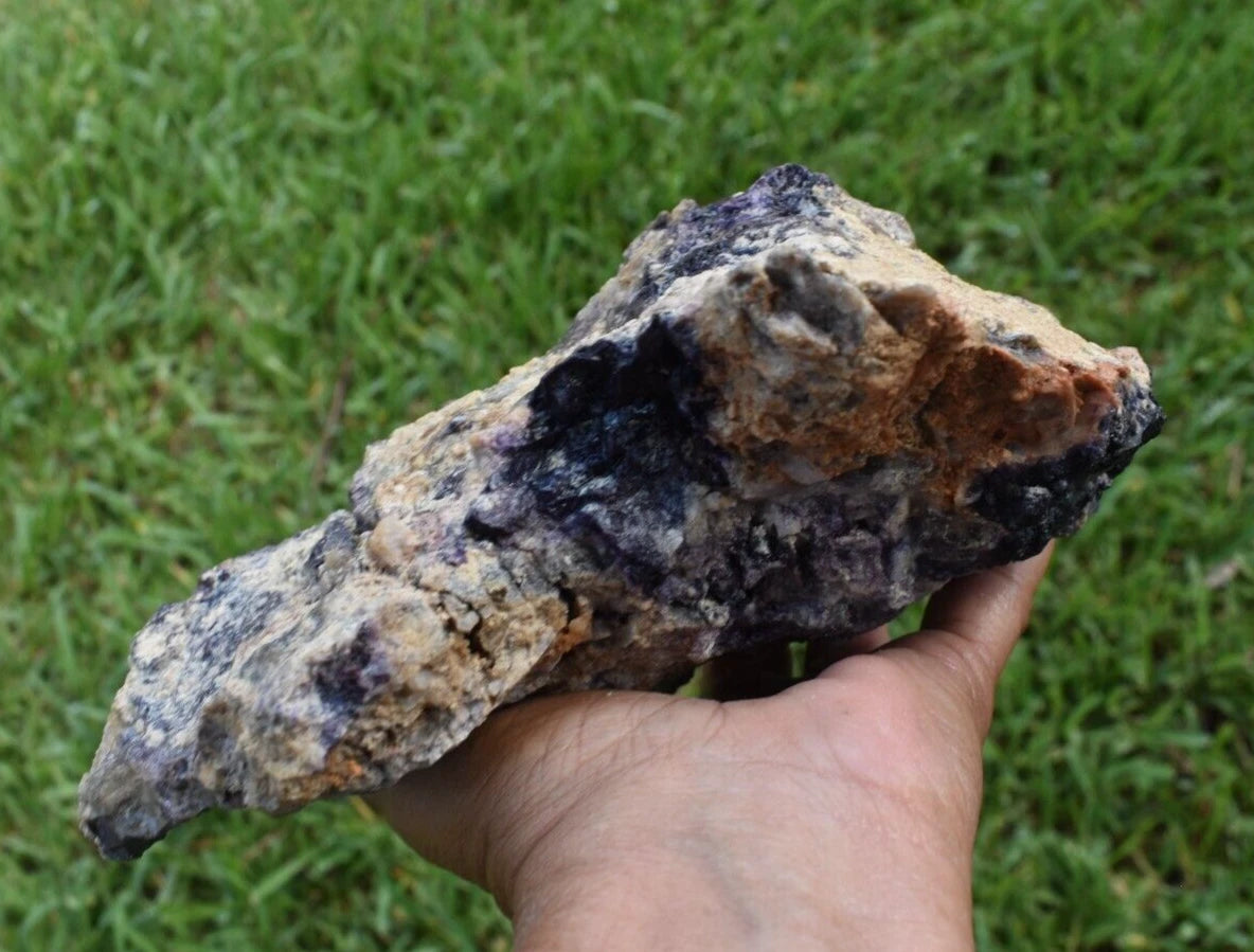 3.22 LB PURPLE TIFFANY STONE ROUGH, OPALIZED FLUORITE Utah (R-PPP)