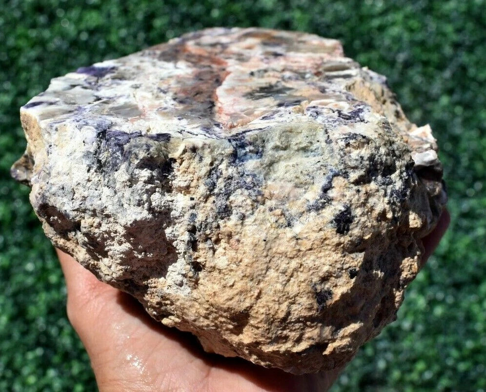 4.18 LB TIFFANY STONE ROUGH, BERTRANDITE, OPALIZED FLUORITE (R-BVC)