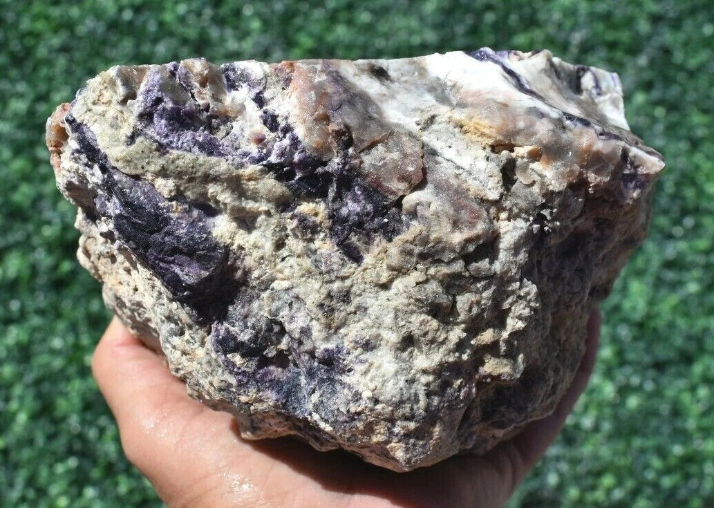 4.18 LB TIFFANY STONE ROUGH, BERTRANDITE, OPALIZED FLUORITE (R-BVC)