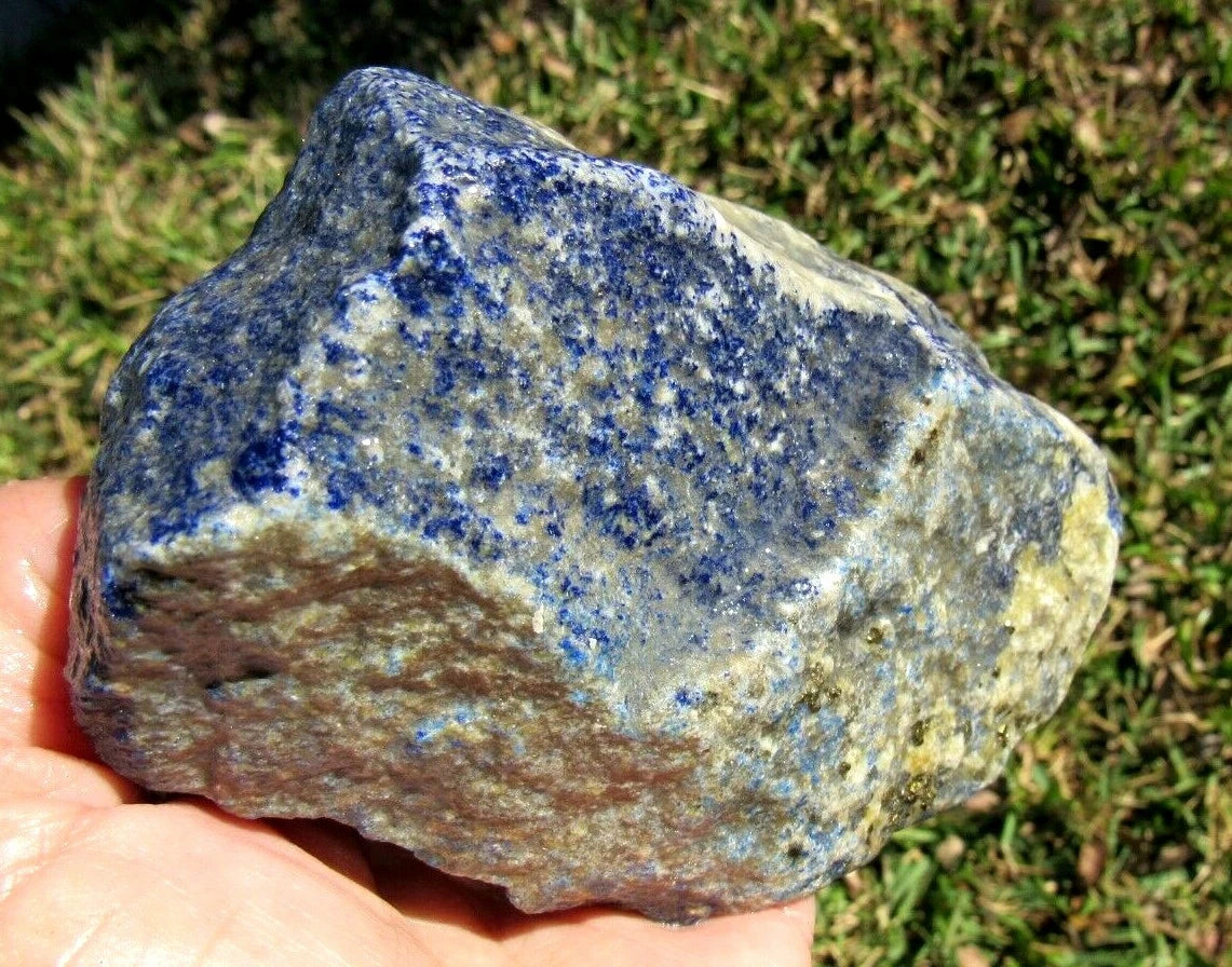 0.80 LB AAA Lapis Lazuli/PyriteGemstones Minerals Specimens Rough (R-EP)