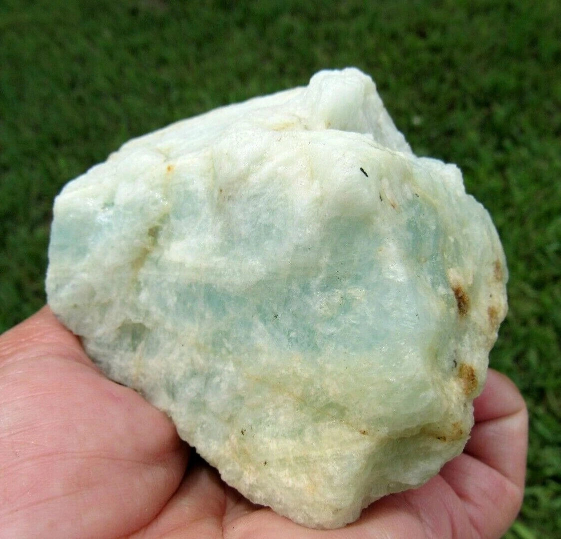 330 GM Brazilian Aquamarine Rough Stone Lapidary Specimen