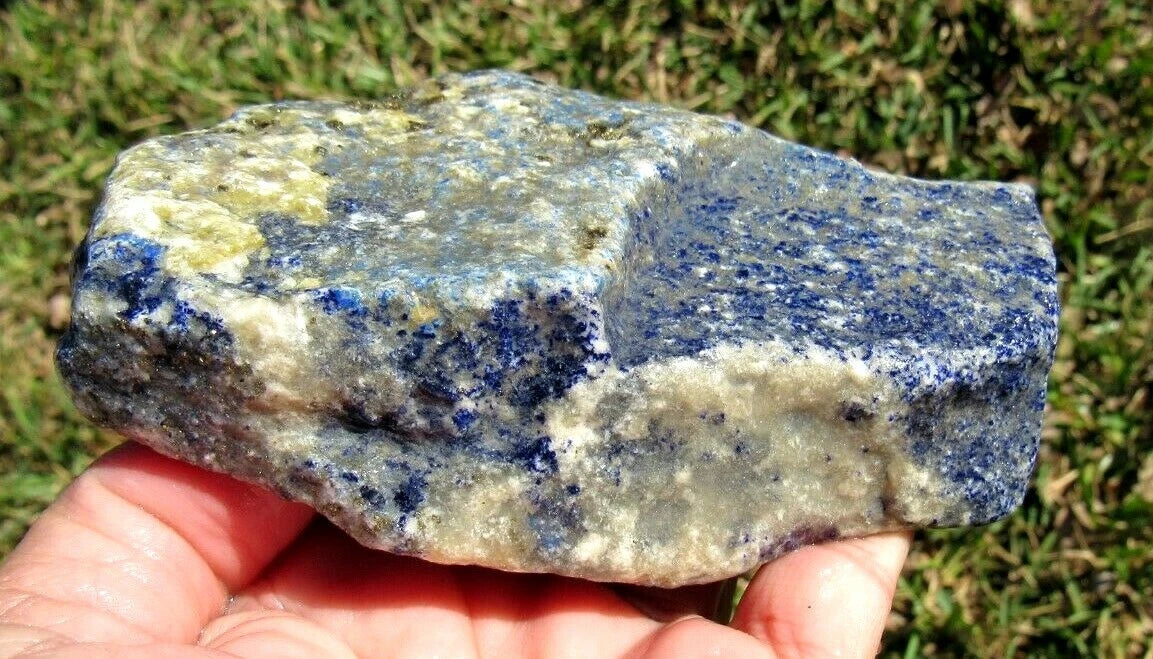 0.80 LB AAA Lapis Lazuli/PyriteGemstones Minerals Specimens Rough (R-EP)
