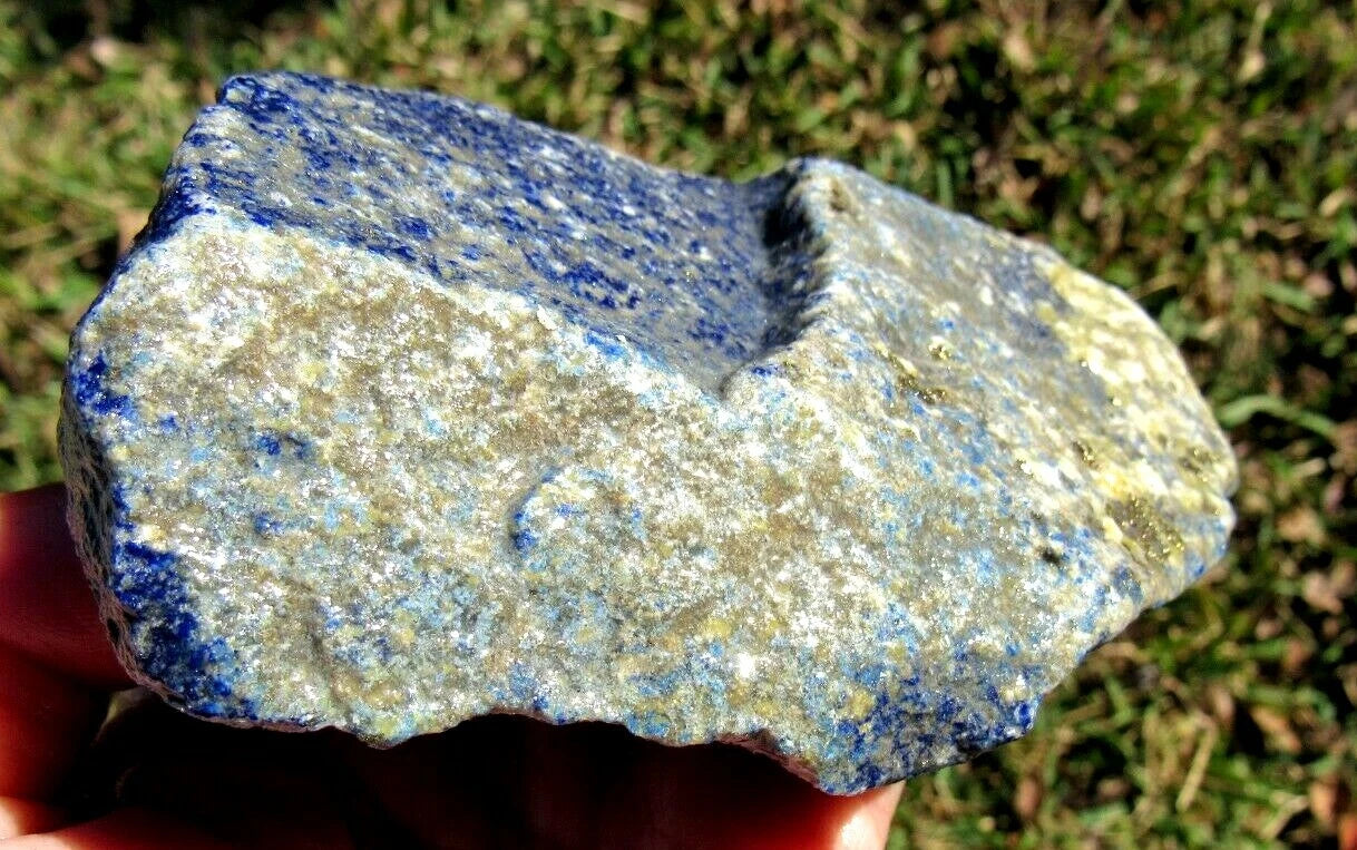 0.80 LB AAA Lapis Lazuli/PyriteGemstones Minerals Specimens Rough (R-EP)