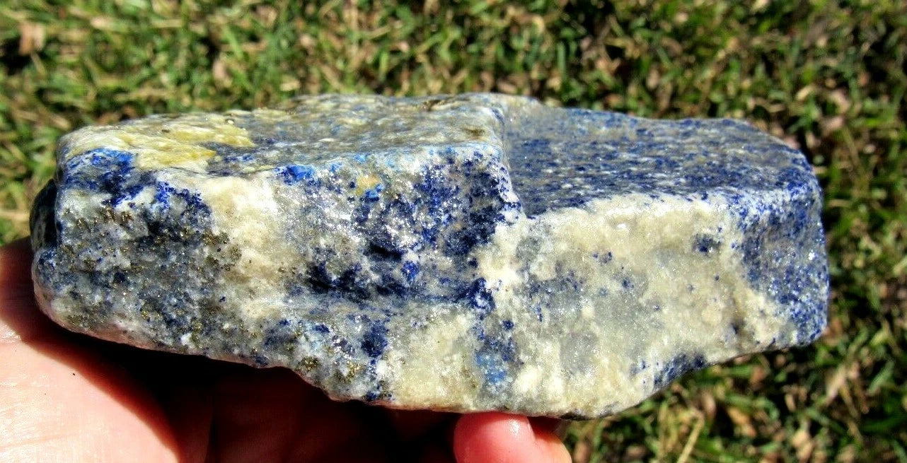 0.80 LB AAA Lapis Lazuli/PyriteGemstones Minerals Specimens Rough (R-EP)