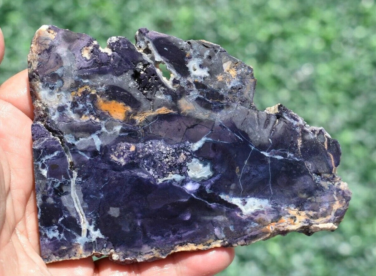 89 GM AAA PLUS TIFFANY STONE Slab, BERTRANDITE, OPALIZED FLUORITE Utah (R-BDW)