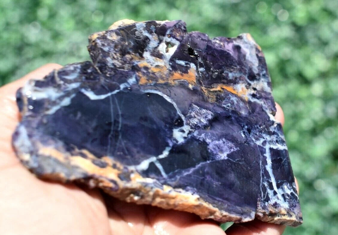 89 GM AAA PLUS TIFFANY STONE Slab, BERTRANDITE, OPALIZED FLUORITE Utah (R-BDW)