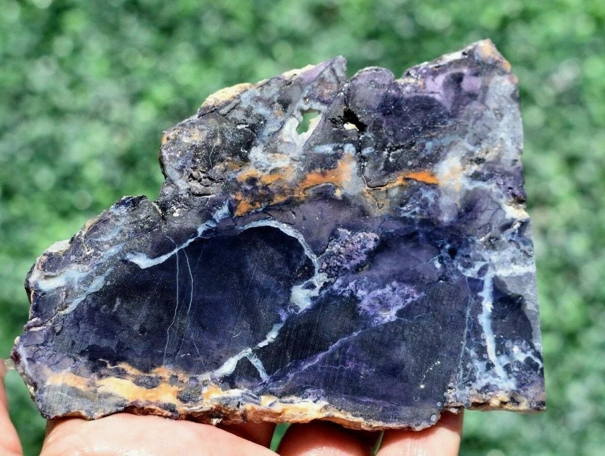 89 GM AAA PLUS TIFFANY STONE Slab, BERTRANDITE, OPALIZED FLUORITE Utah (R-BDW)