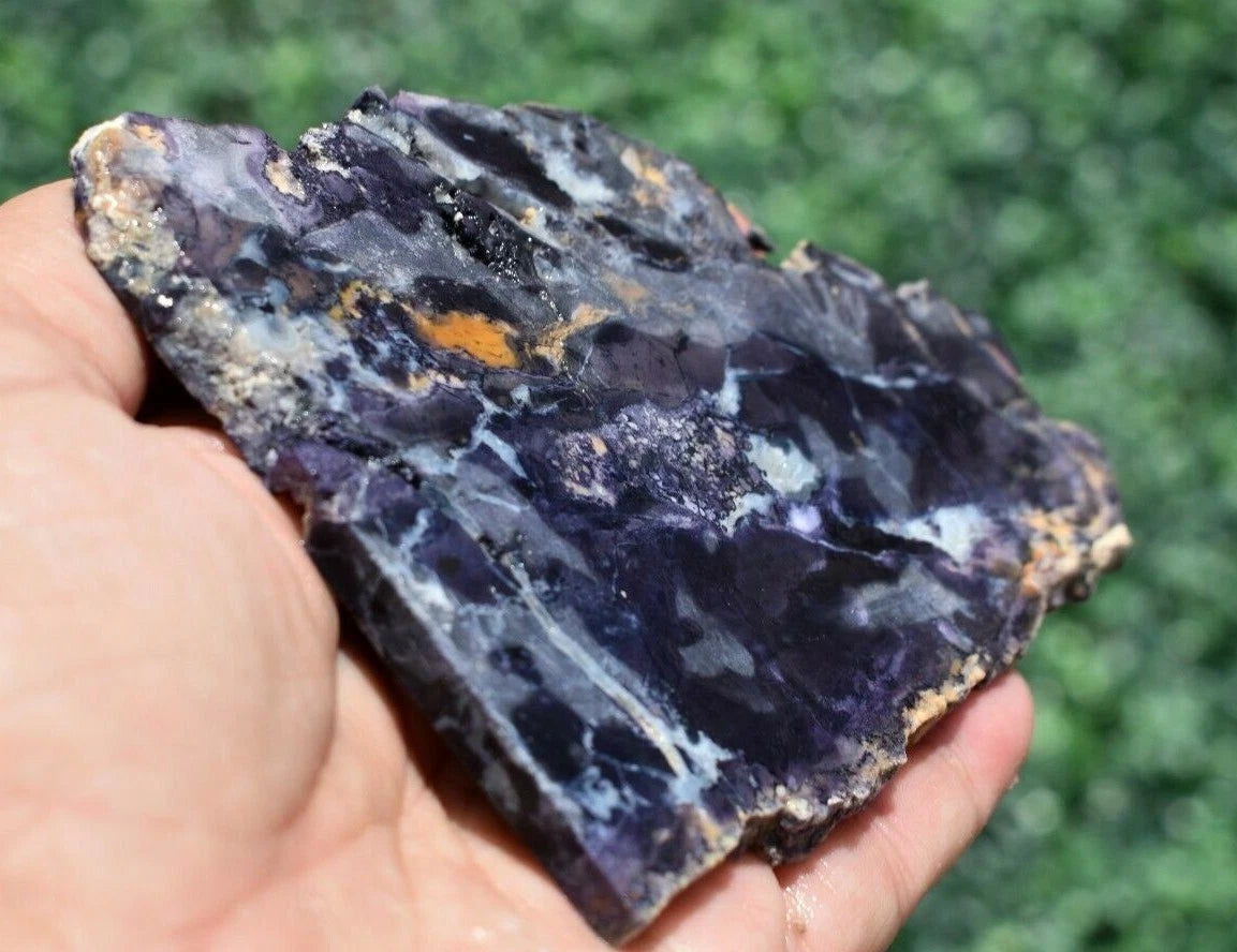 89 GM AAA PLUS TIFFANY STONE Slab, BERTRANDITE, OPALIZED FLUORITE Utah (R-BDW)