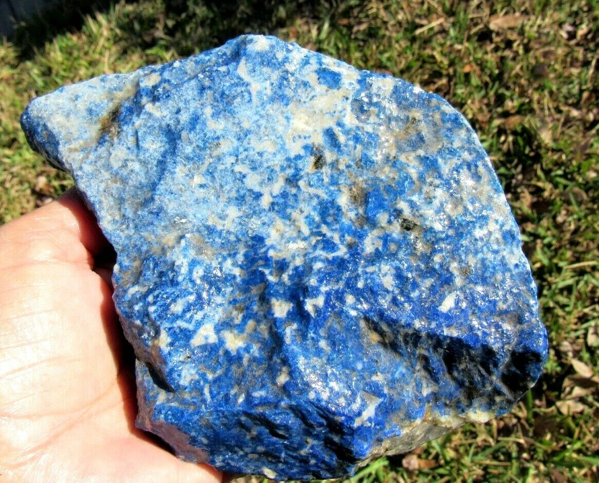 1.65 LB Lapis Lazuli Gemstones Minerals Specimens Rough (R-FC)