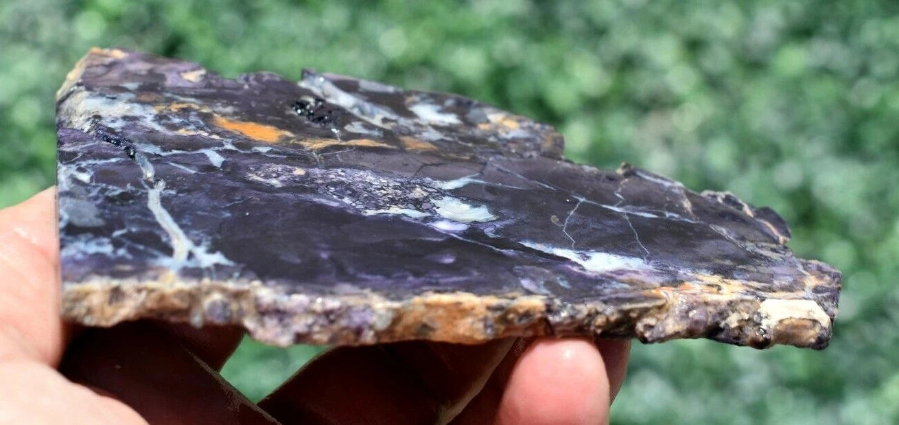 89 GM AAA PLUS TIFFANY STONE Slab, BERTRANDITE, OPALIZED FLUORITE Utah (R-BDW)