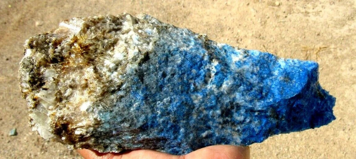 2.28 LB  AAA Afganistan Rough Lapis Lazuli  specimen (S-MB)
