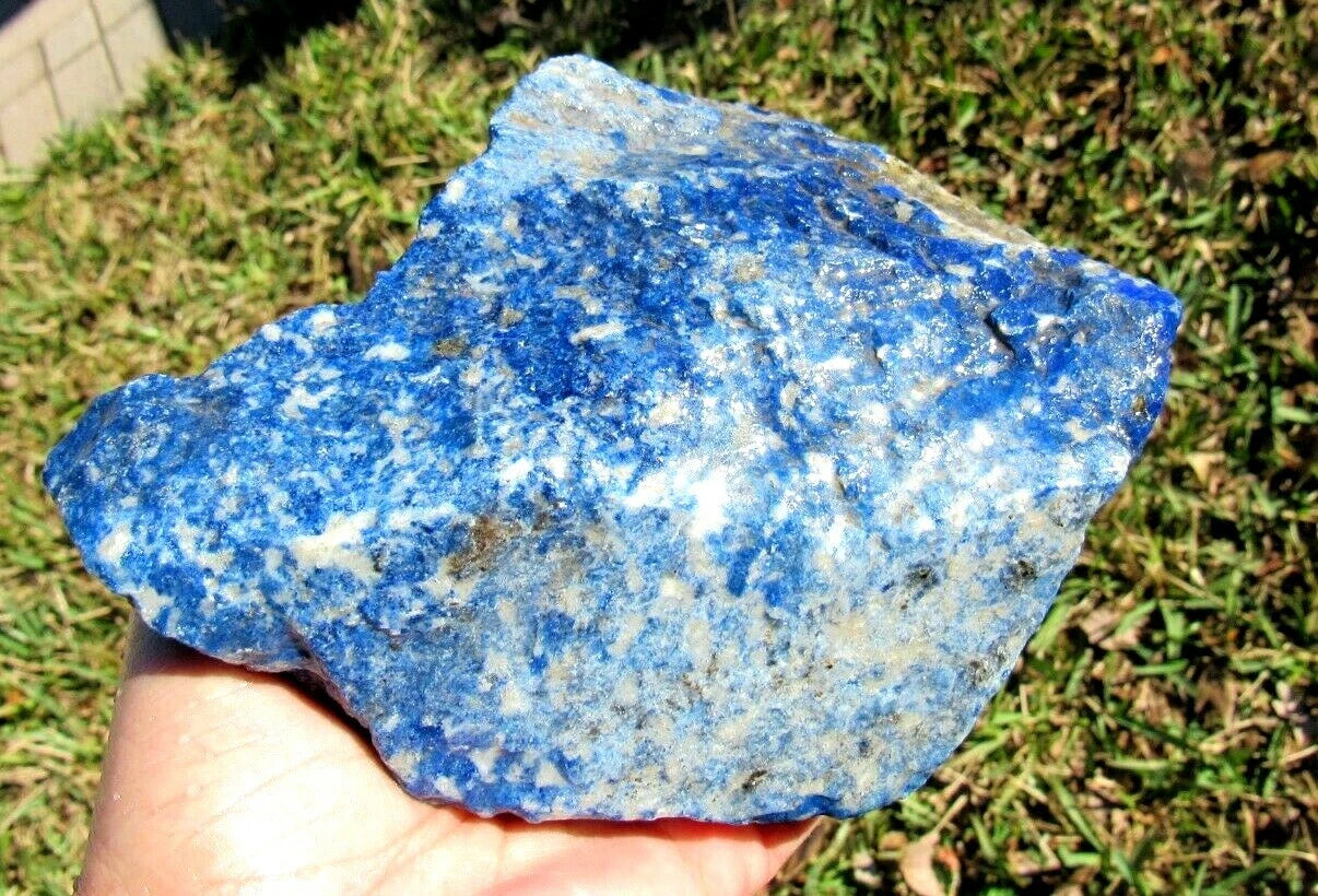 1.65 LB Lapis Lazuli Gemstones Minerals Specimens Rough (R-FC)