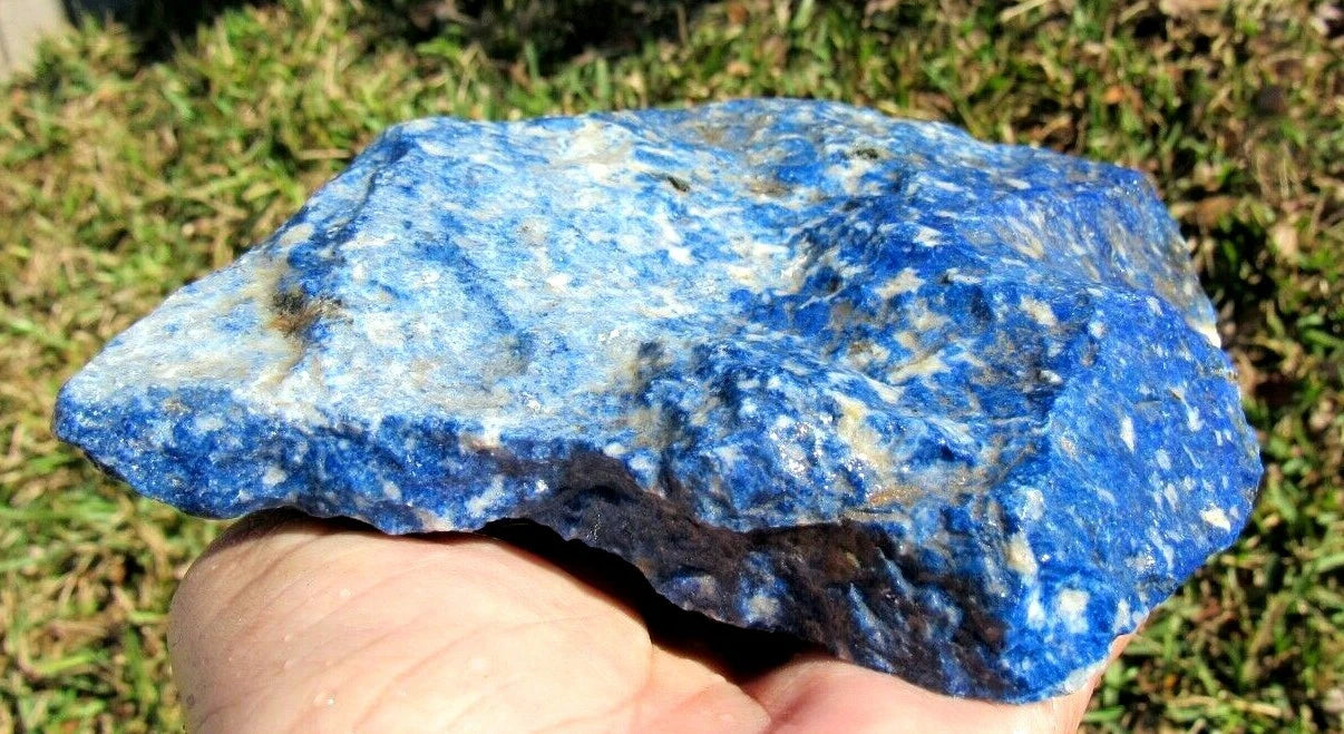 1.65 LB Lapis Lazuli Gemstones Minerals Specimens Rough (R-FC)