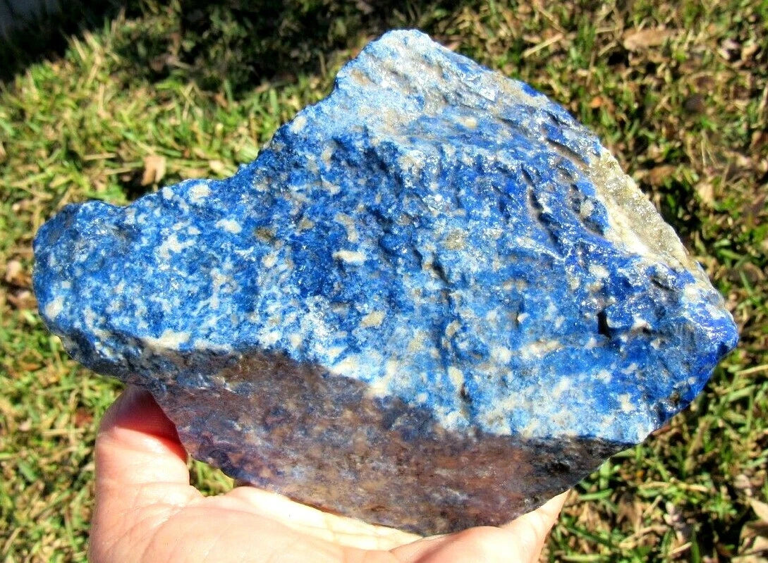 1.65 LB Lapis Lazuli Gemstones Minerals Specimens Rough (R-FC)