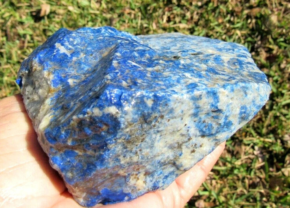 1.65 LB Lapis Lazuli Gemstones Minerals Specimens Rough (R-FC)