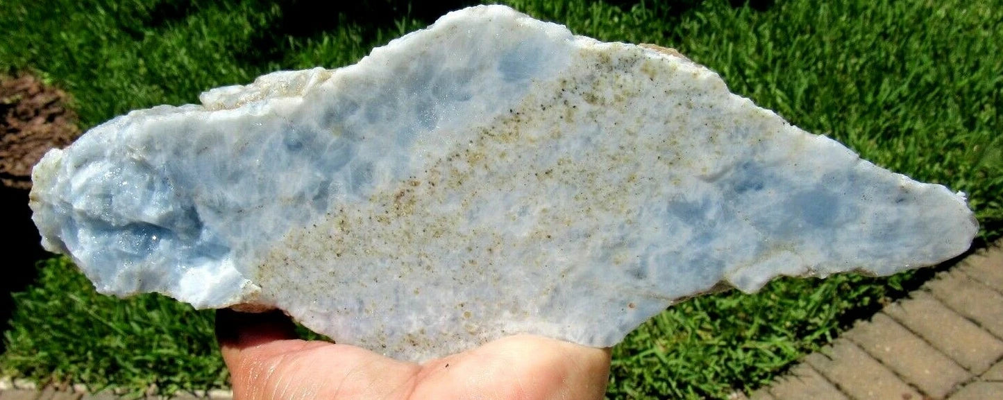 3.52 LB Blue Calcite Lapidary Rough (R-RT)
