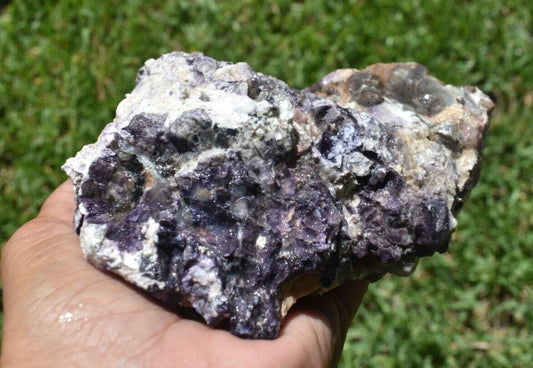 2.09  LB PURPLE TIFFANY STONE ROUGH, OPALIZED FLUORITE  Utah (R-KKF)