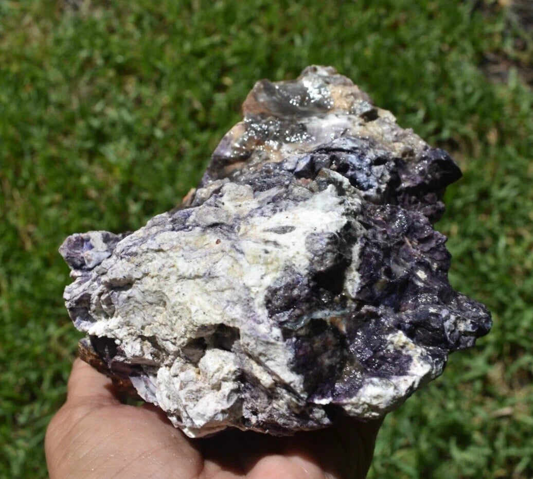 2.09  LB PURPLE TIFFANY STONE ROUGH, OPALIZED FLUORITE  Utah (R-KKF)