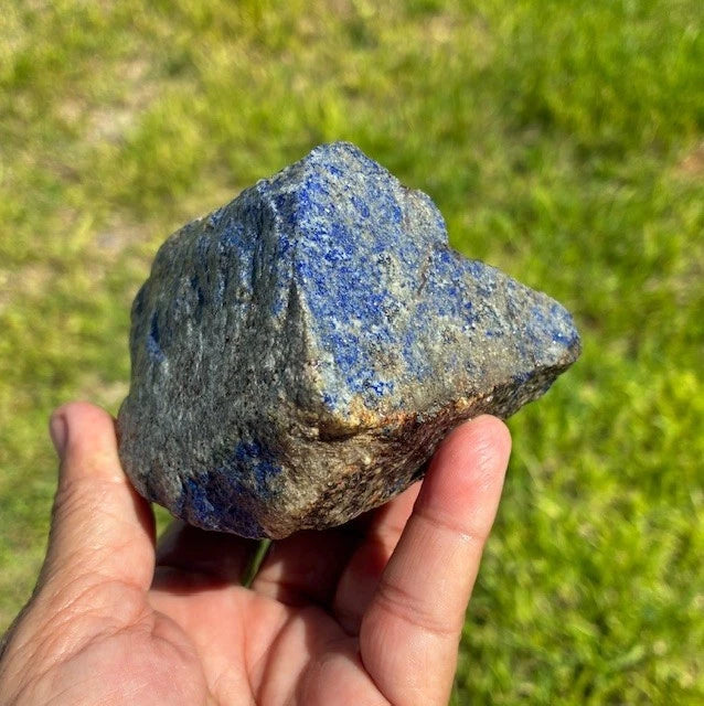 0.86 LB Lapis Lazuli/Pyrite Gemstones Minerals Specimens Rough (R-UPK)