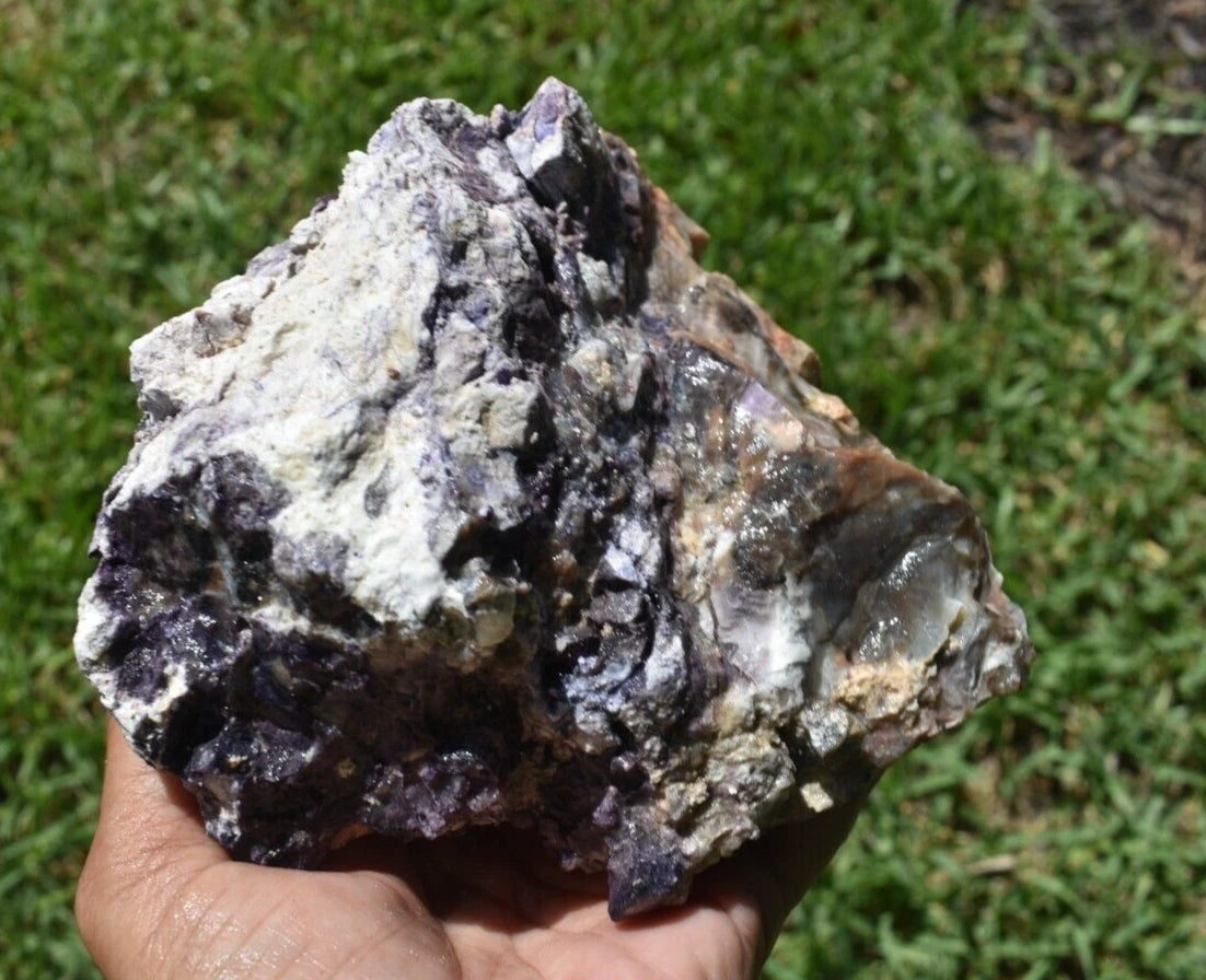 2.09  LB PURPLE TIFFANY STONE ROUGH, OPALIZED FLUORITE  Utah (R-KKF)