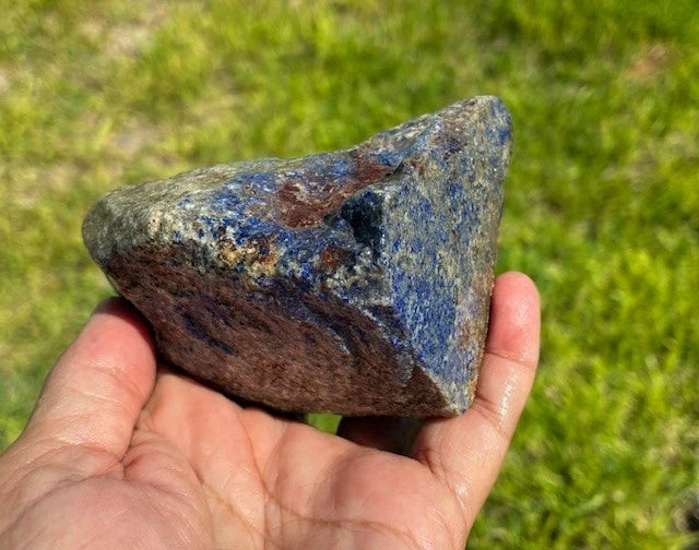 0.86 LB Lapis Lazuli/Pyrite Gemstones Minerals Specimens Rough (R-UPK)