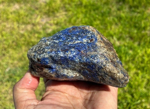 0.86 LB Lapis Lazuli/Pyrite Gemstones Minerals Specimens Rough (R-UPK)