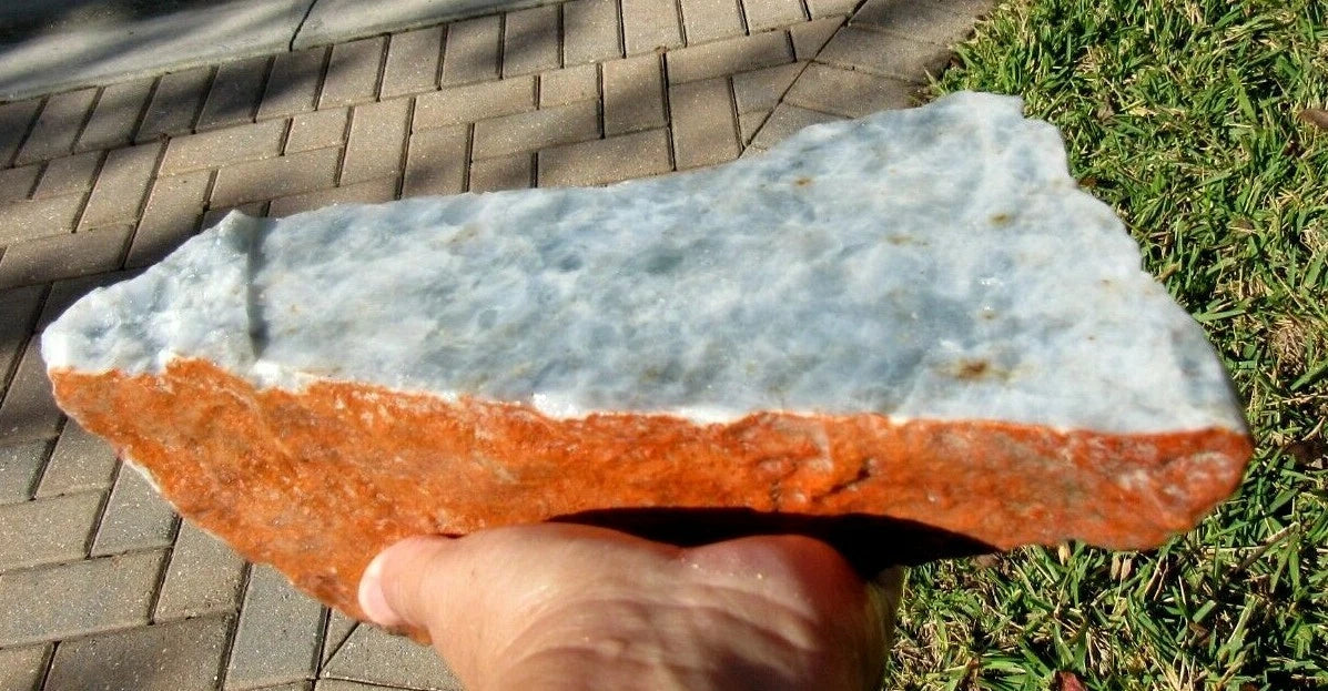 4.72  LB  Blue Calcite Rough specimen (S-GF)